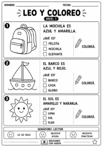 lectoescritura para primaria