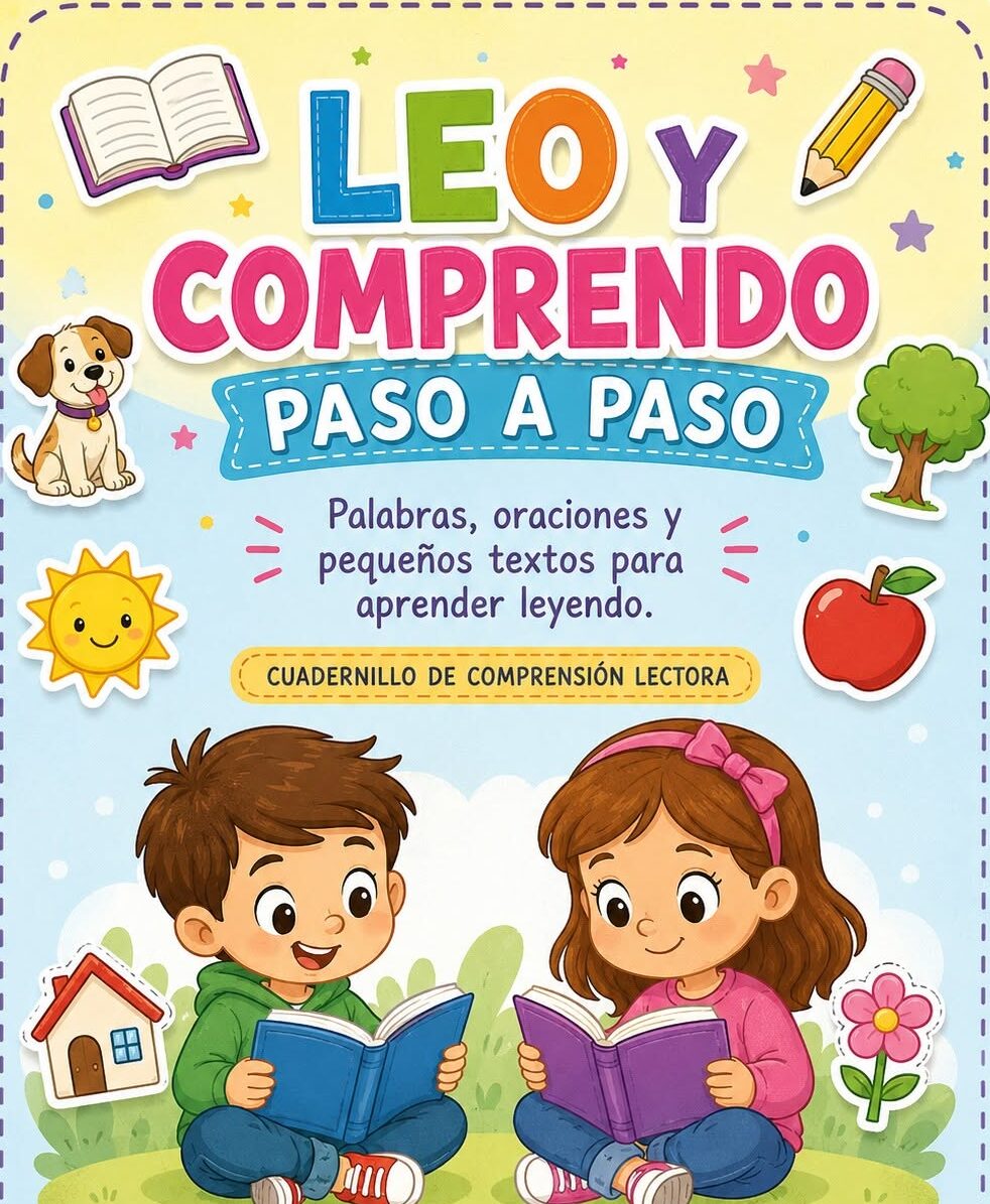 Cuadernillo de Comprensión Lectora PDF: “Leo y Comprendo Paso a Paso”